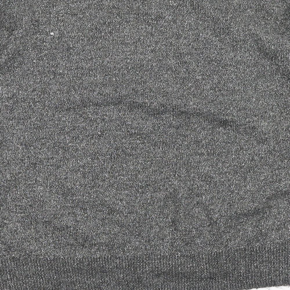 Womens UK Size M H&M Silver Pullover Jumper