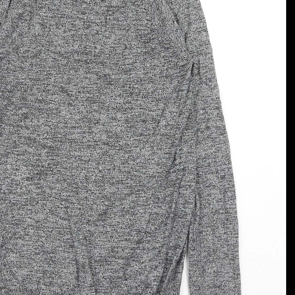 Primark Womens Grey Round Neck Cotton Pullover Jumper Size S