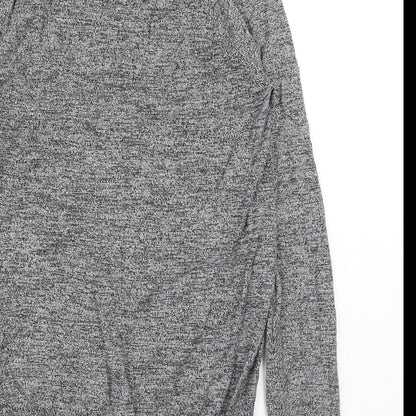 Primark Womens Grey Round Neck Cotton Pullover Jumper Size S