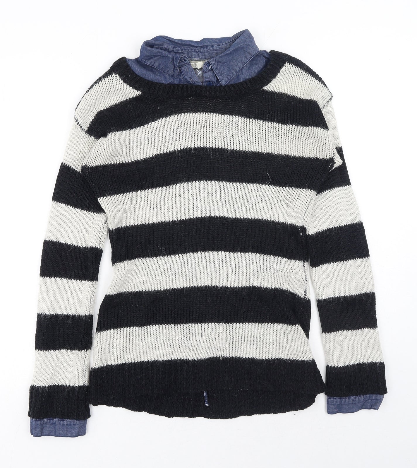 Womens UK Size 10 NEXT Blue Pullover Jumper