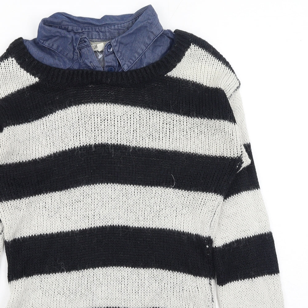 Womens UK Size 10 NEXT Blue Pullover Jumper