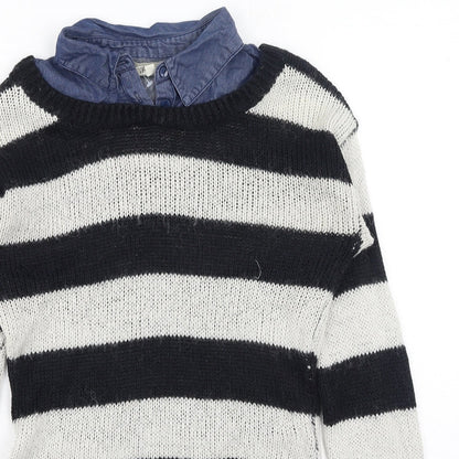 Womens UK Size 10 NEXT Blue Pullover Jumper