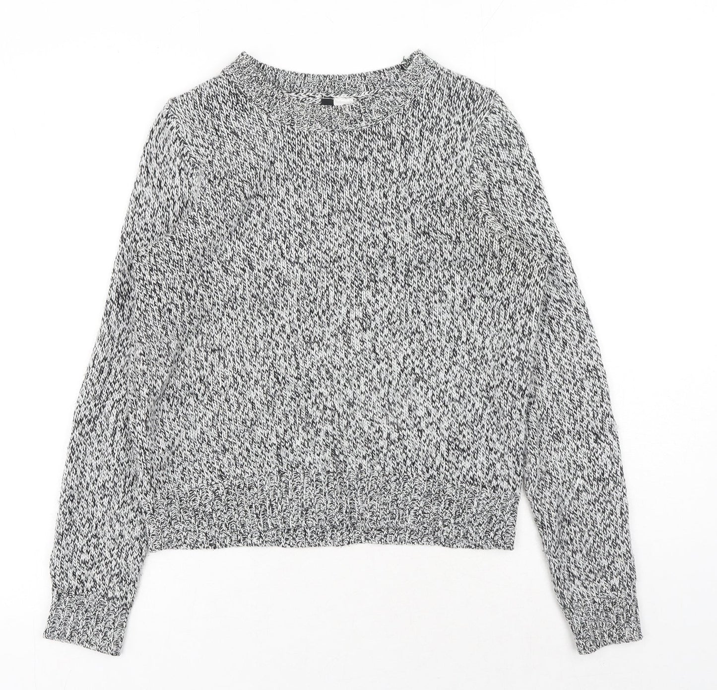 Womens UK Size XS H&M Grey Pullover Jumper
