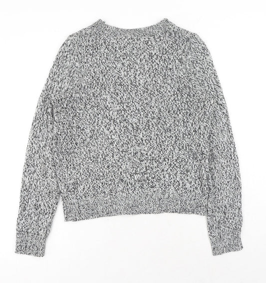 Womens UK Size XS H&M Grey Pullover Jumper