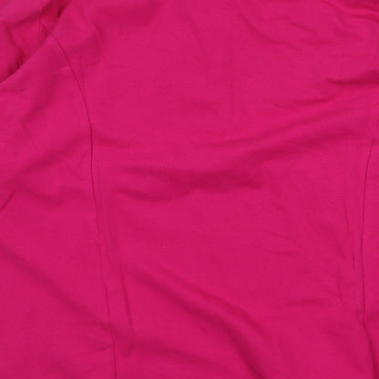Womens UK Size XL Lee Pink Basic Blouse