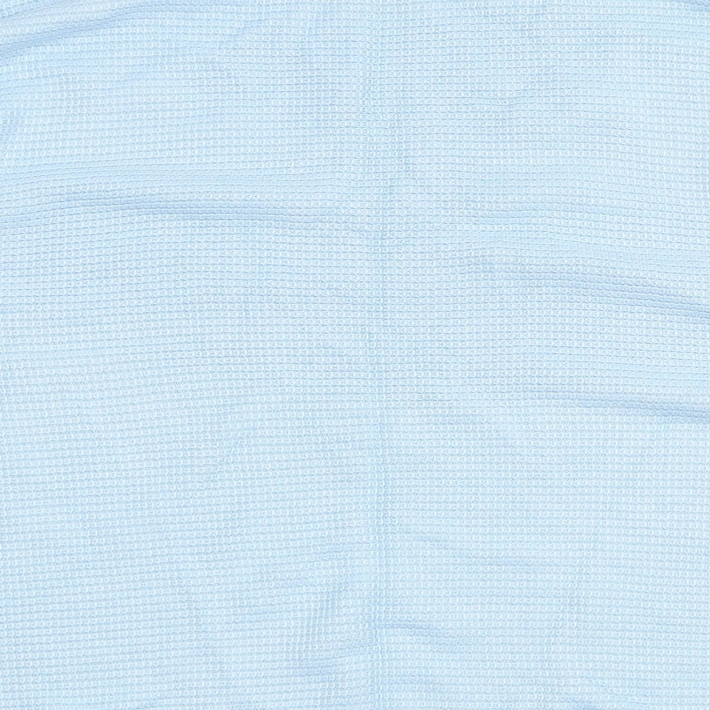 Linea Tesini Womens Blue Round Neck Acrylic Pullover Jumper Size L