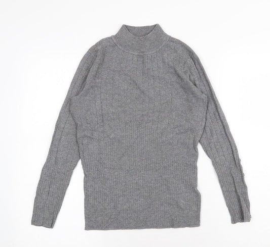 Womens UK Size 8 Marks and Spencer Grey Pullover Jumper