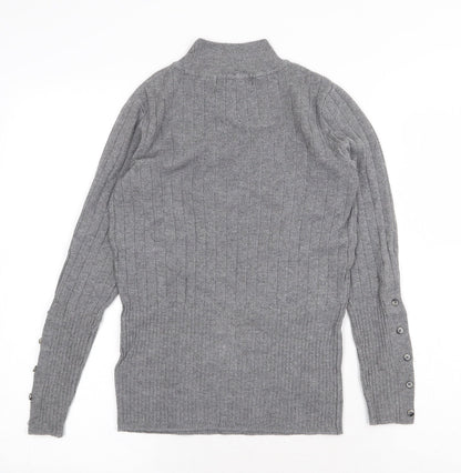 Womens UK Size 8 Marks and Spencer Grey Pullover Jumper