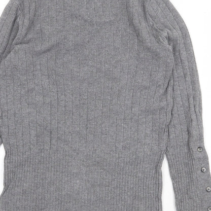 Womens UK Size 8 Marks and Spencer Grey Pullover Jumper