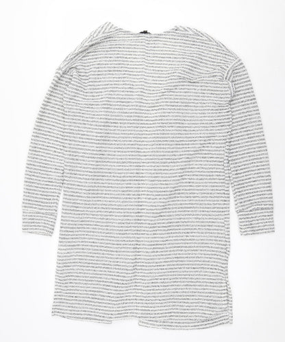 Womens UK Size 8 NEXT Grey Cardigan Jumper