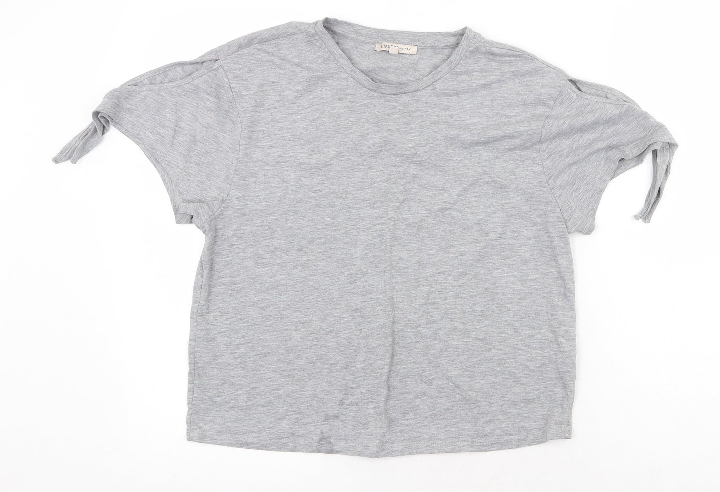 Womens UK Size 10 Marks and Spencer Grey Basic T-Shirt