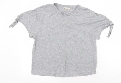 Womens UK Size 10 Marks and Spencer Grey Basic T-Shirt