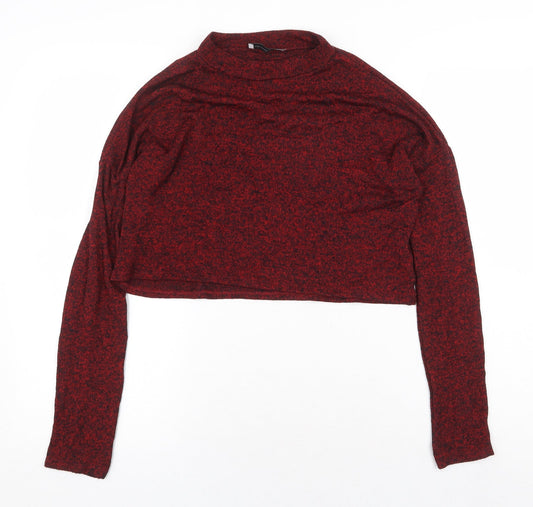 Womens UK Size 8 Atmosphere Red Basic T-Shirt