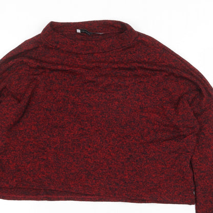 Womens UK Size 8 Atmosphere Red Basic T-Shirt