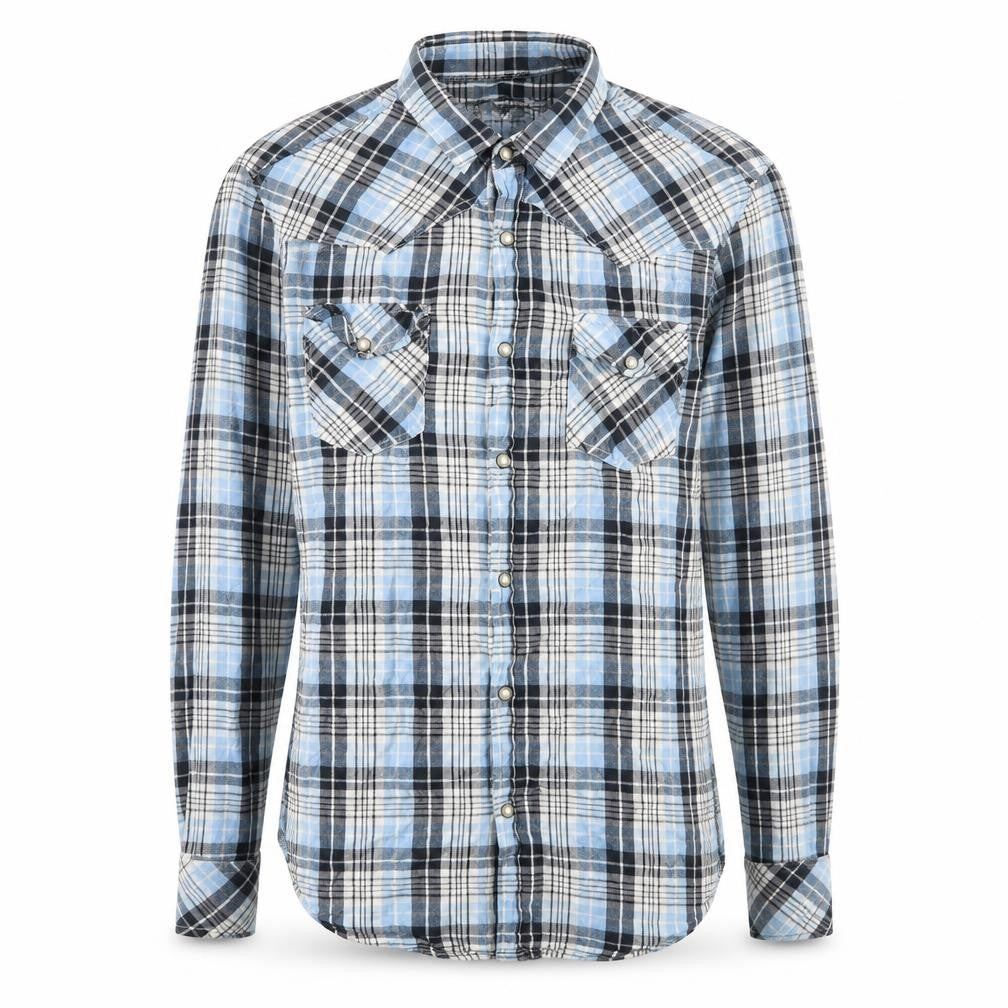 Mens UK Size M Topman Black  Button-Up Long Sleeve Casual Shirt