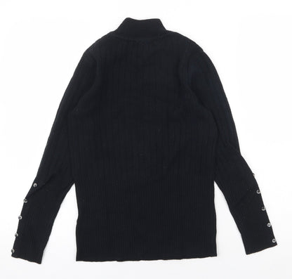 Womens UK Size 8 Marks and Spencer Black Pullover Jumper