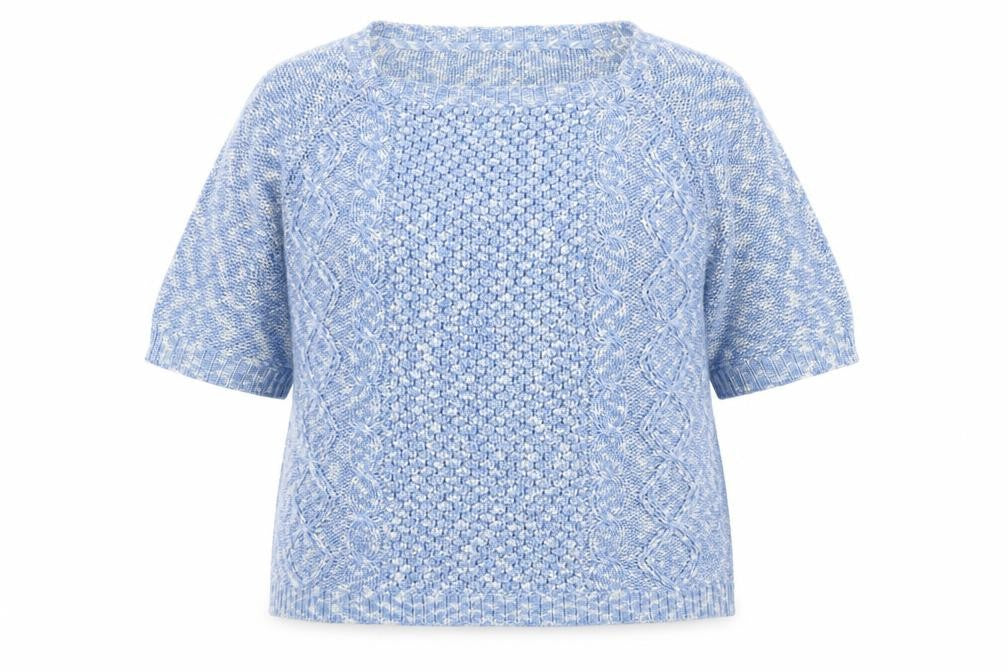 Womens UK Size 12 M&Co Blue Pullover Jumper