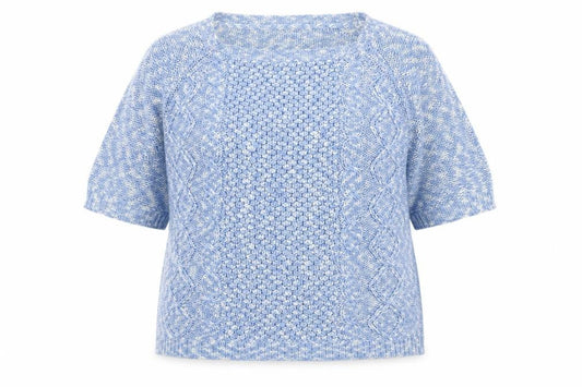 Womens UK Size 12 M&Co Blue Pullover Jumper
