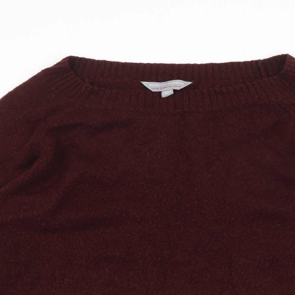 Womens UK Size 14 Dorothy Perkins Red Pullover Jumper
