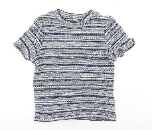 Womens UK Size 8 River Island Blue Pullover Jumper