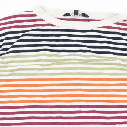 Womens UK Size 14 Maine New England Multicoloured Pullover Jumper
