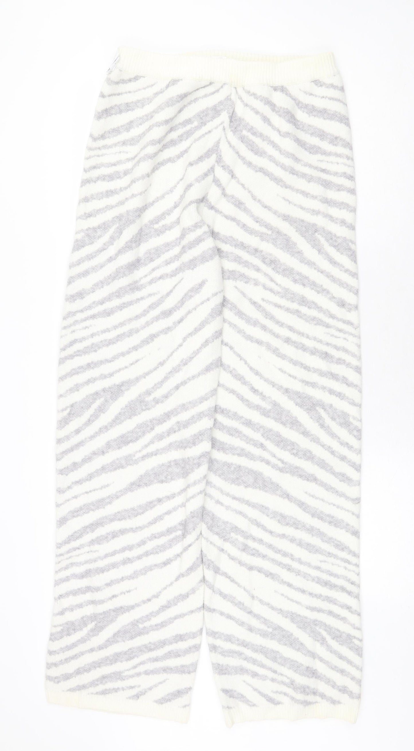 Loungeable Womens Multicoloured Animal Print Acrylic Sweatpants Trousers Size M Regular