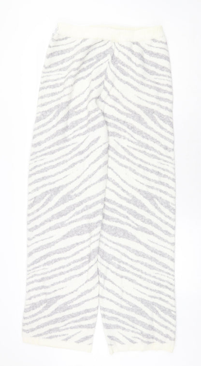 Loungeable Womens Multicoloured Animal Print Acrylic Sweatpants Trousers Size M Regular