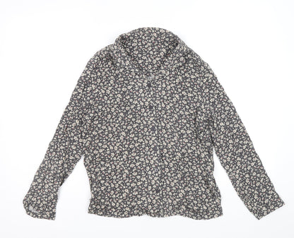Womens UK Size 2XS Uniqlo Multicoloured Basic Button-Up