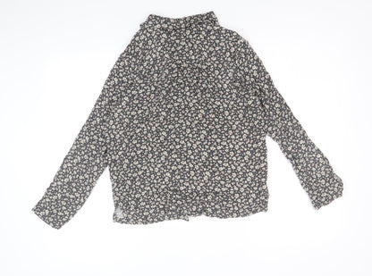 Womens UK Size 2XS Uniqlo Multicoloured Basic Button-Up