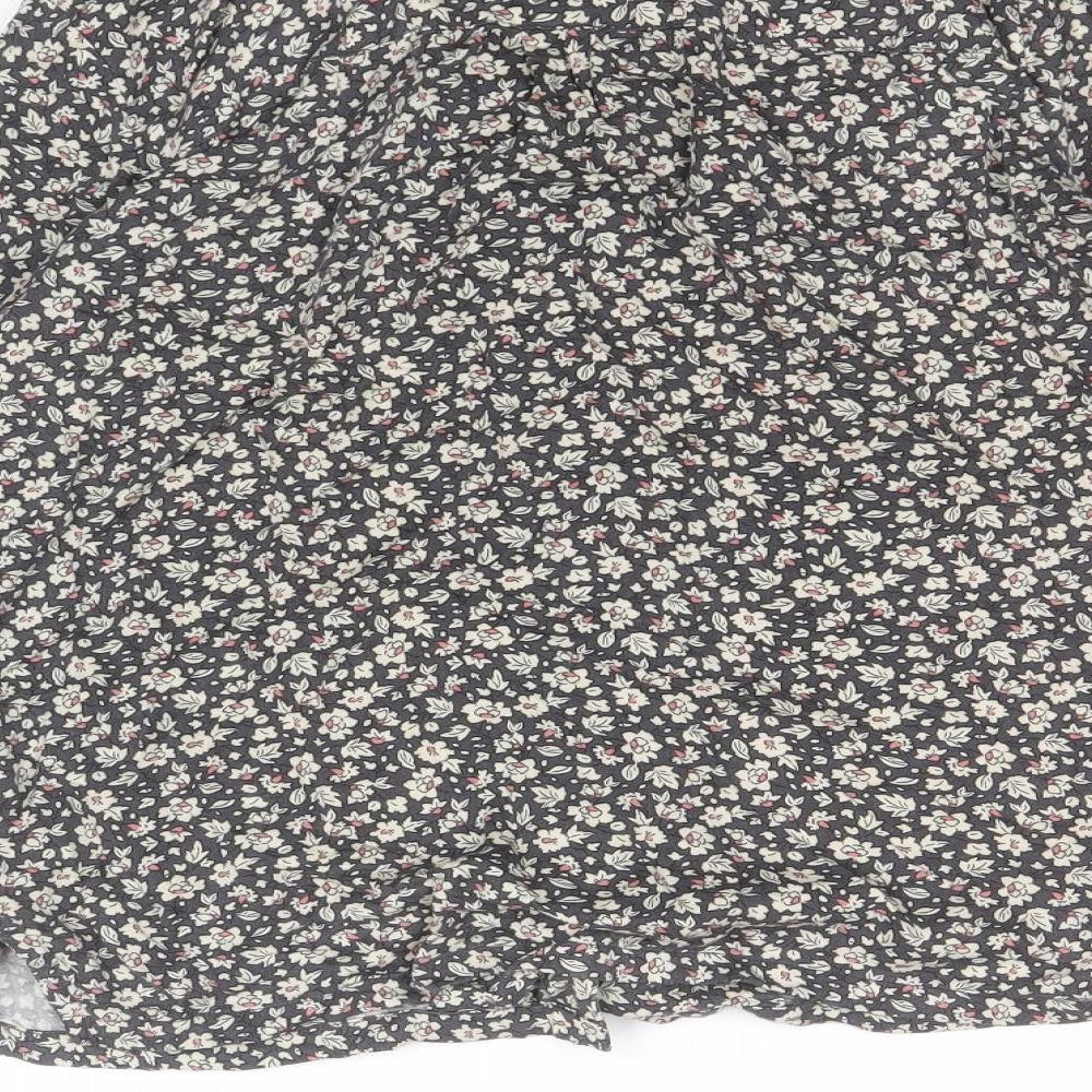 Womens UK Size 2XS Uniqlo Multicoloured Basic Button-Up
