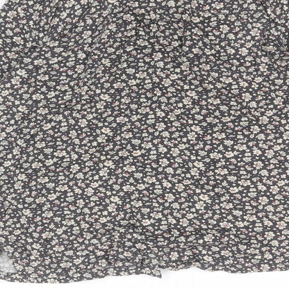Womens UK Size 2XS Uniqlo Multicoloured Basic Button-Up