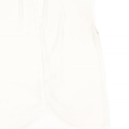 Womens UK Size 12 Warehouse White Basic Blouse