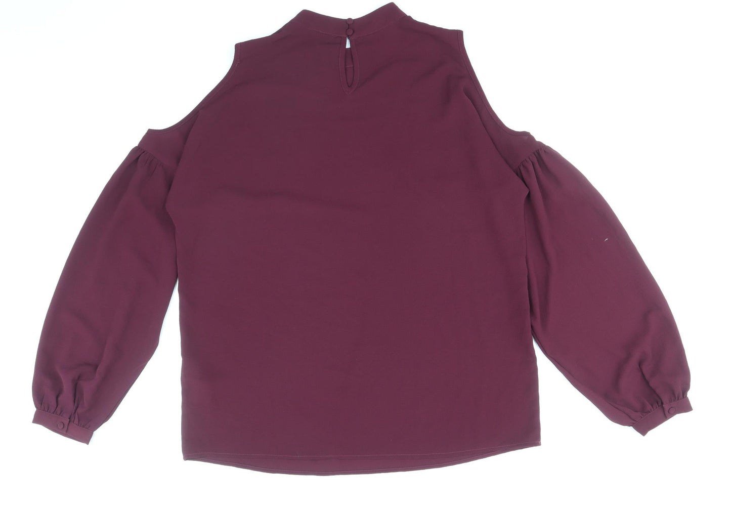 Womens UK Size L Y.A.S Purple Basic Blouse