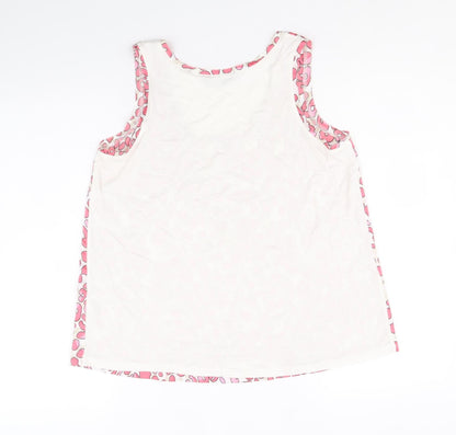 Womens UK Size 8 Marks and Spencer Pink Basic Tank