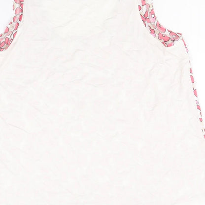 Womens UK Size 8 Marks and Spencer Pink Basic Tank