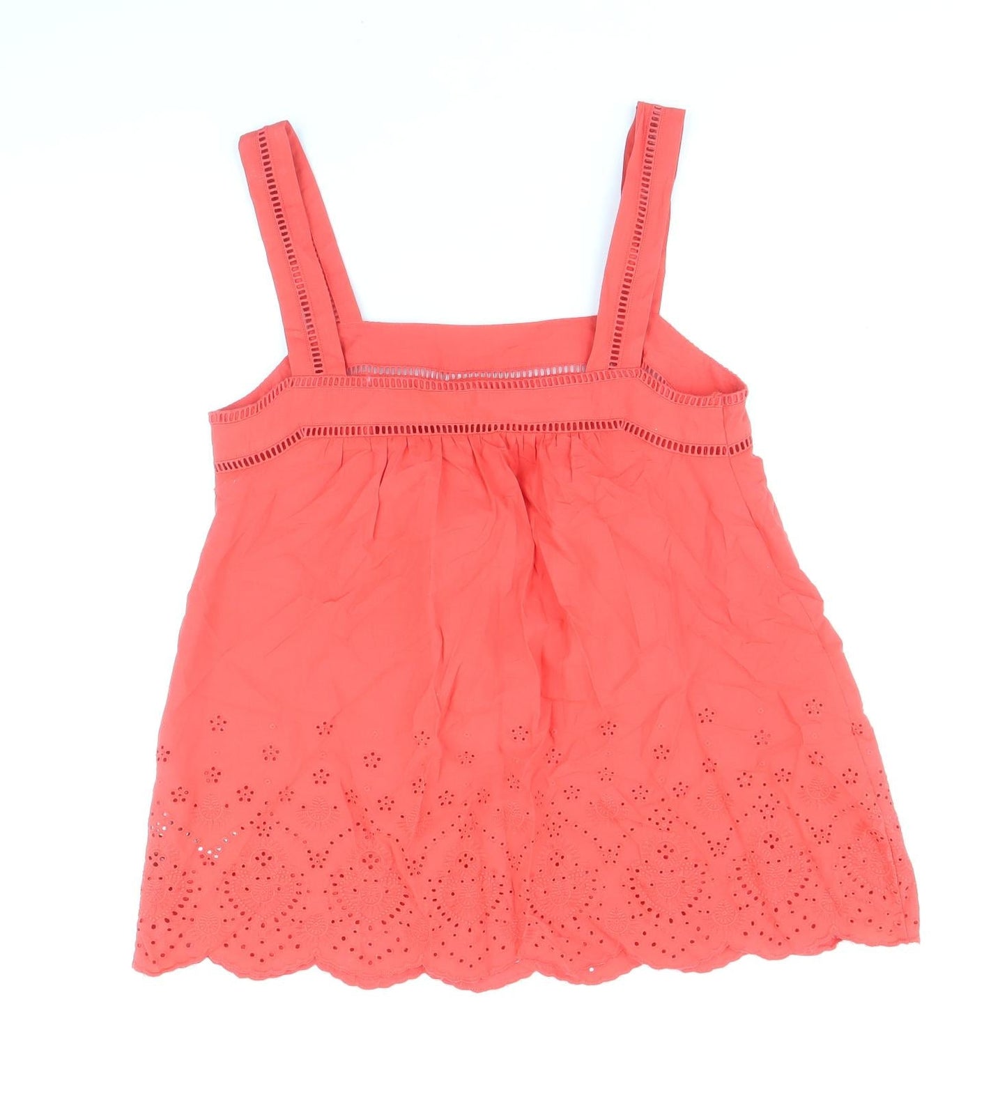 Womens UK Size 6 Marks and Spencer Red Basic Tank