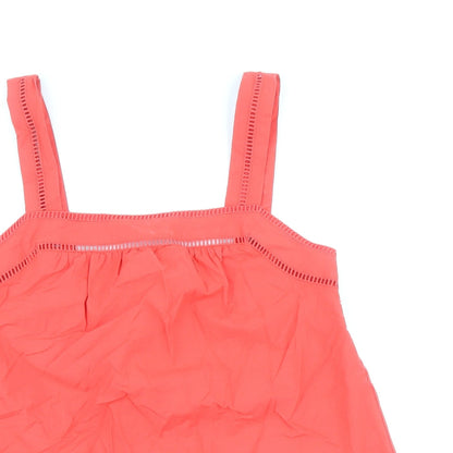 Womens UK Size 6 Marks and Spencer Red Basic Tank