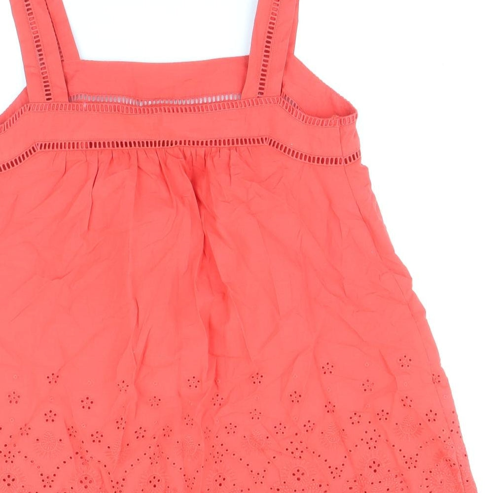 Womens UK Size 6 Marks and Spencer Red Basic Tank