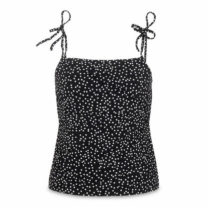 Womens UK Size 8 Preworn Black Basic Tank