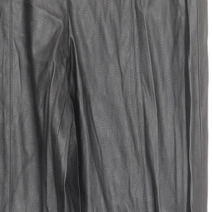 Womens UK Size M Zara Regular Fit Jegging Black Trousers