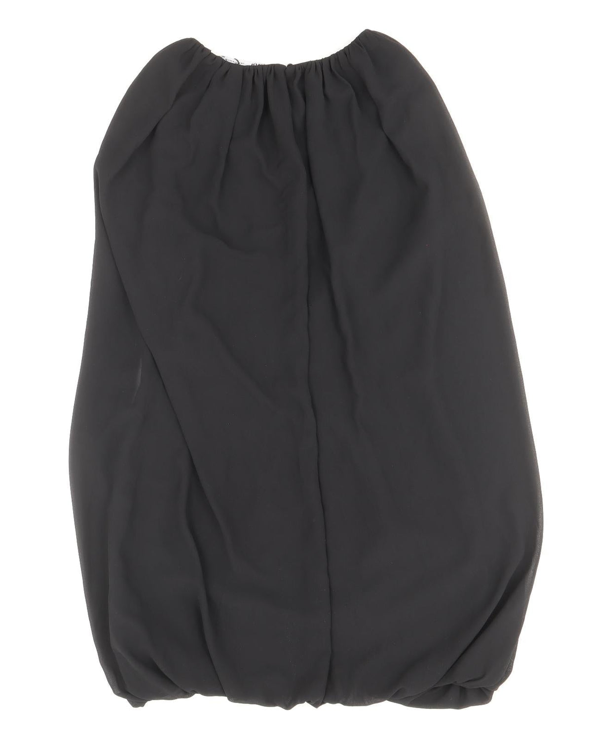 Zara Womens Black Polyester Sheath Size M Boat Neck Zip