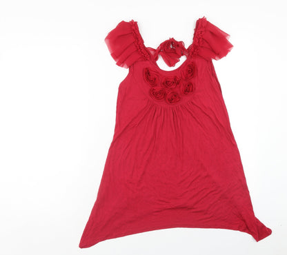 Womens UK Size 12 NEXT Pink Tunic Tank