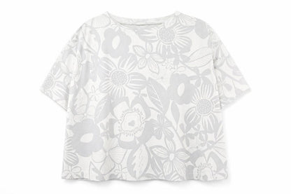 Womens UK Size L Phase Eight Grey Basic T-Shirt