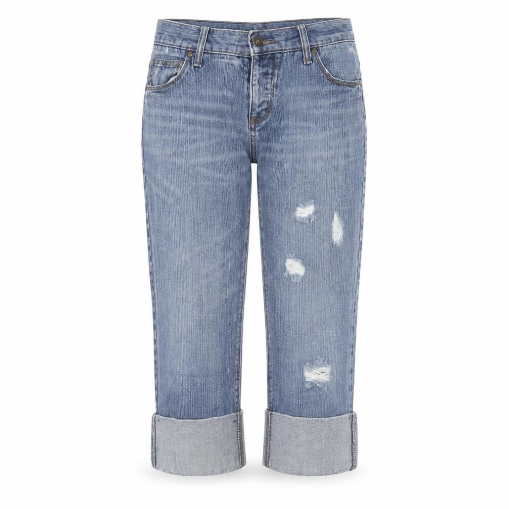 Womens UK Size 30 in Lee Regular Fit Straight Blue Jeans