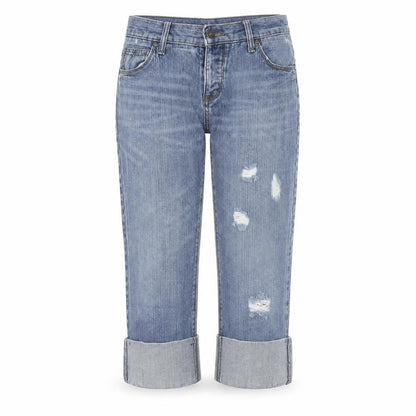 Womens UK Size 30 in Lee Regular Fit Straight Blue Jeans
