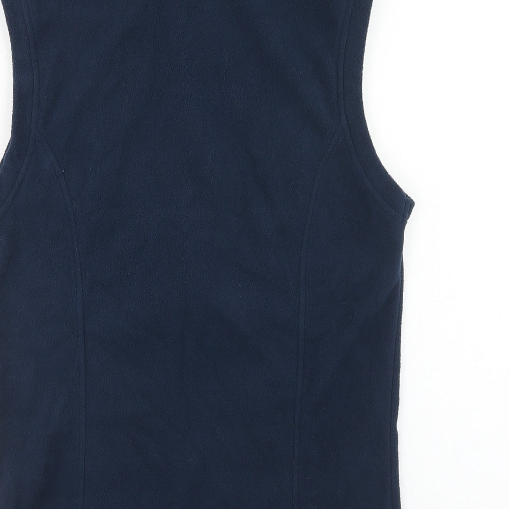 JD Wiliams Womens Blue Gilet Jacket Size 10 Zip