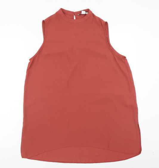Womens UK Size 16 Atmosphere Orange Tunic Blouse