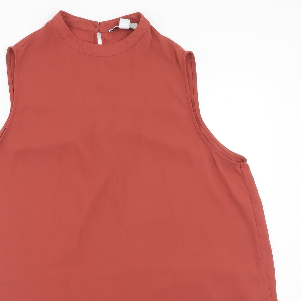 Womens UK Size 16 Atmosphere Orange Tunic Blouse