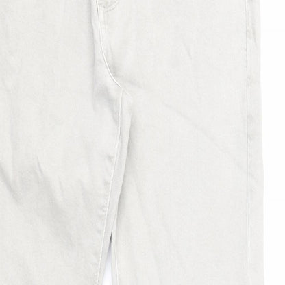 Marks and Spencer Mens Grey Cotton Skinny Jeans Size 30 in L33 in Slim Zip