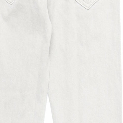 Marks and Spencer Mens Grey Cotton Skinny Jeans Size 30 in L33 in Slim Zip